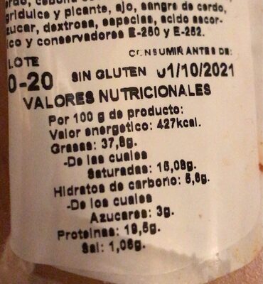 Morcilla de calabaza