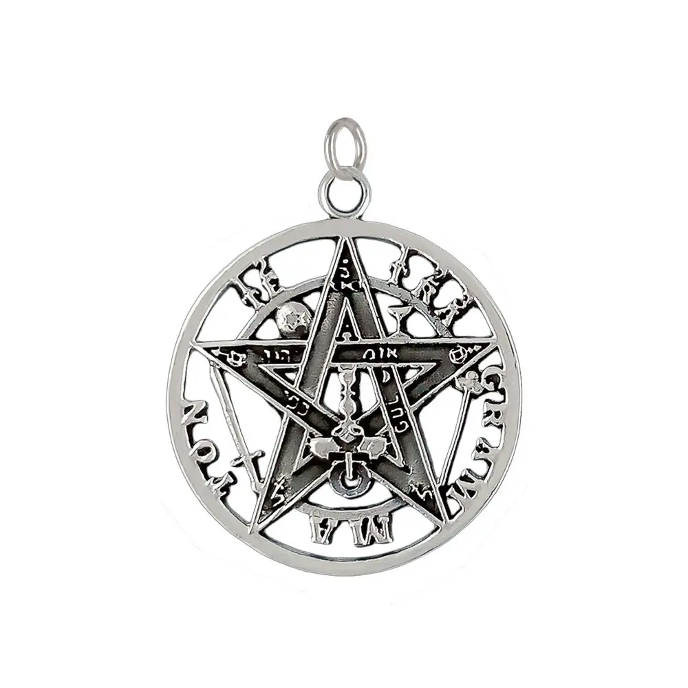 Colgante de plata tetragramaton 24 mm