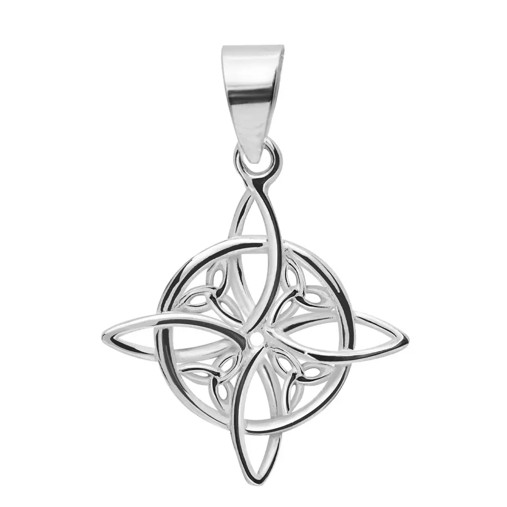 Colgante plata nudo de brujas