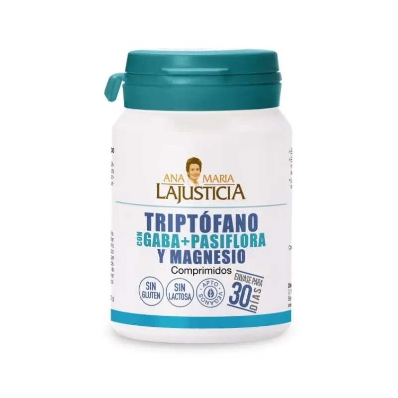 TRIPTÓFANO + GABA + PASIFLORA Y MAGNESIO 'Ana María Lajusticia' - 60 COMP.