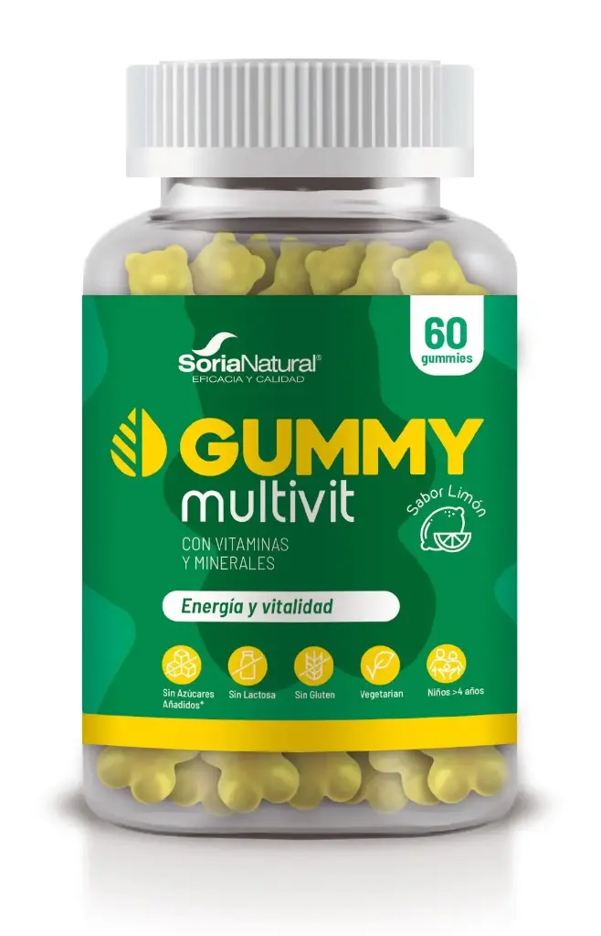 Gummy Multivitamínico - Soria Natural - 60 Gominolas 