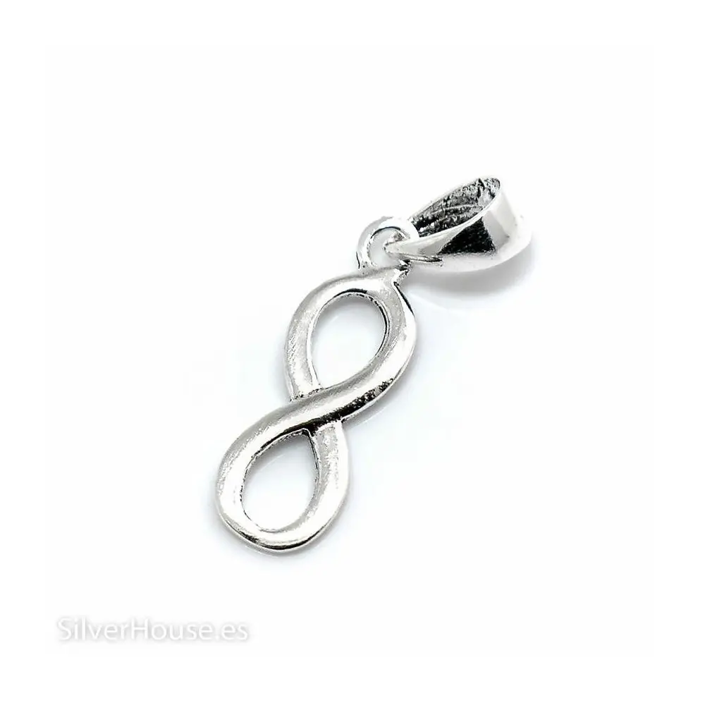 Colgante plata infinito 20 x 5 mm