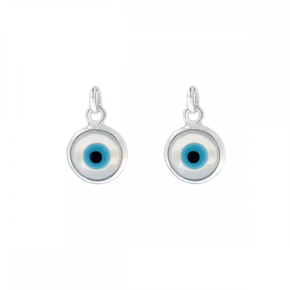 Colgante ojo turco redondo 6 mm (unidad)