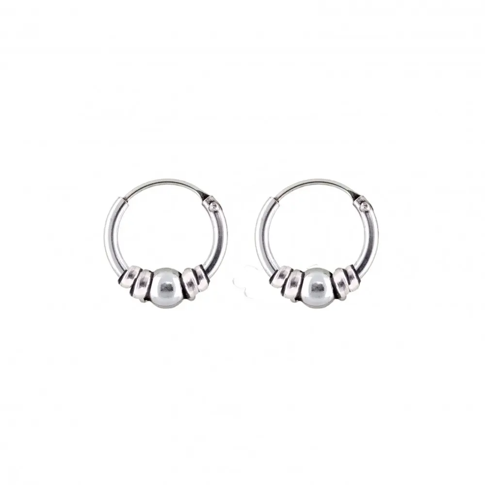 Aro bali de plata 1,2 x 10 mm