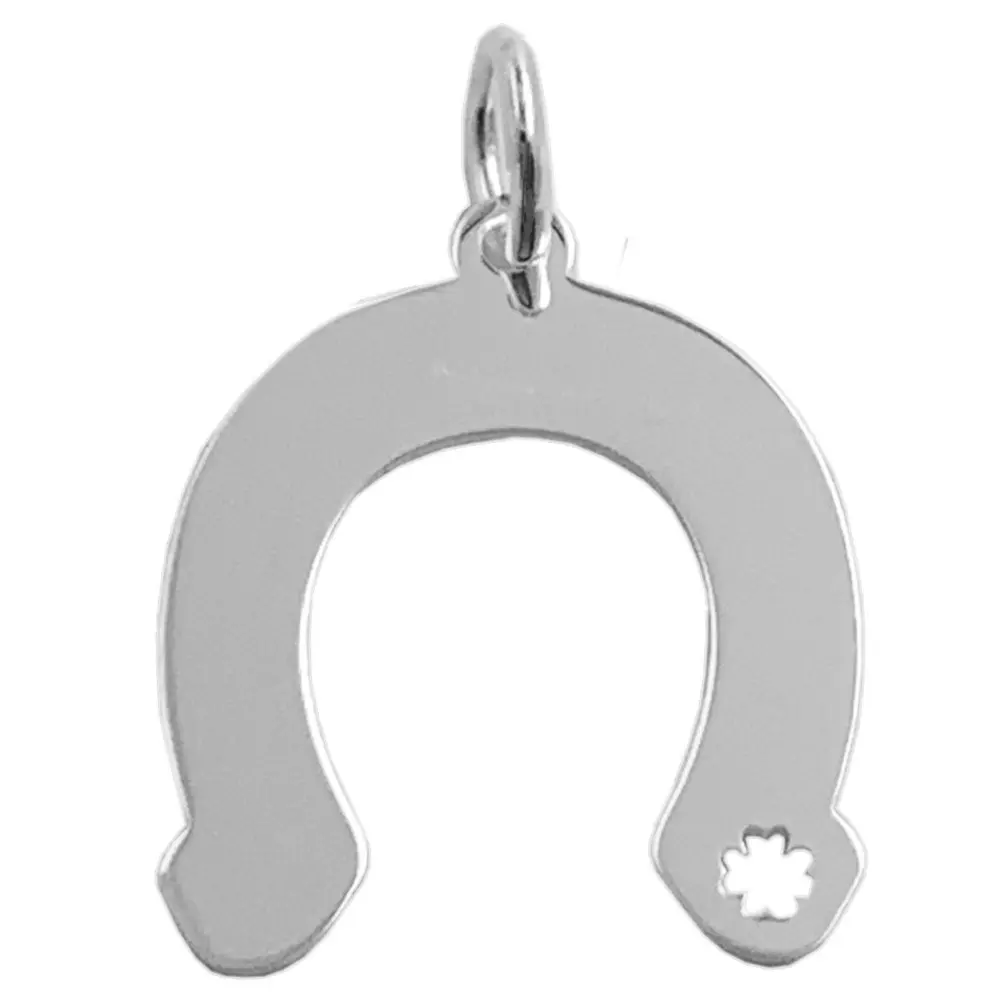 colgante de plata coleccion italiana herradura