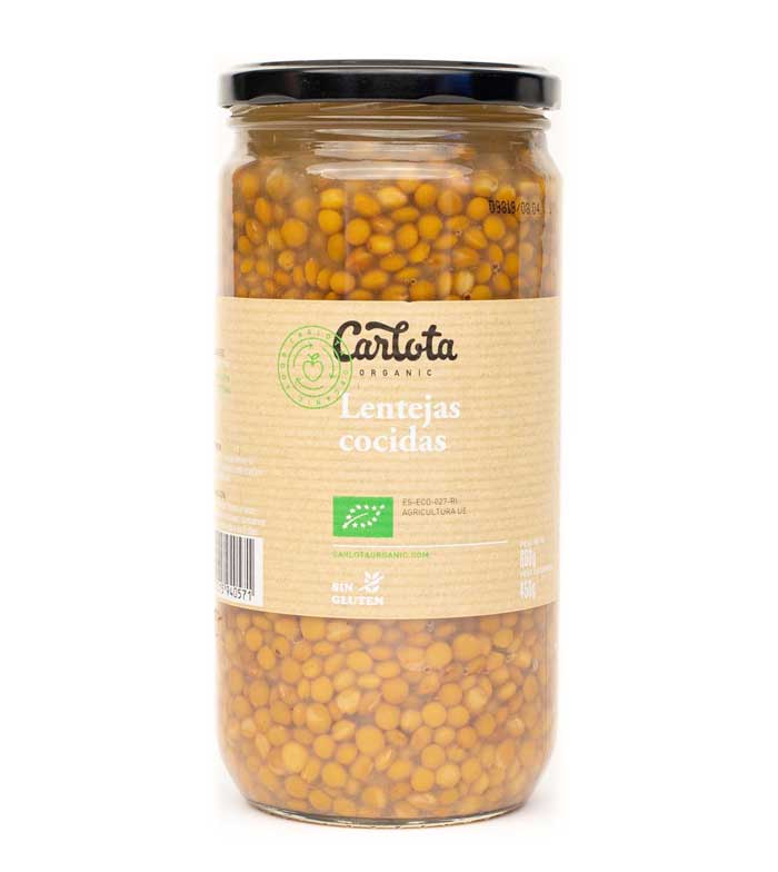 Lentejas cocidas Carlota 660 gr
