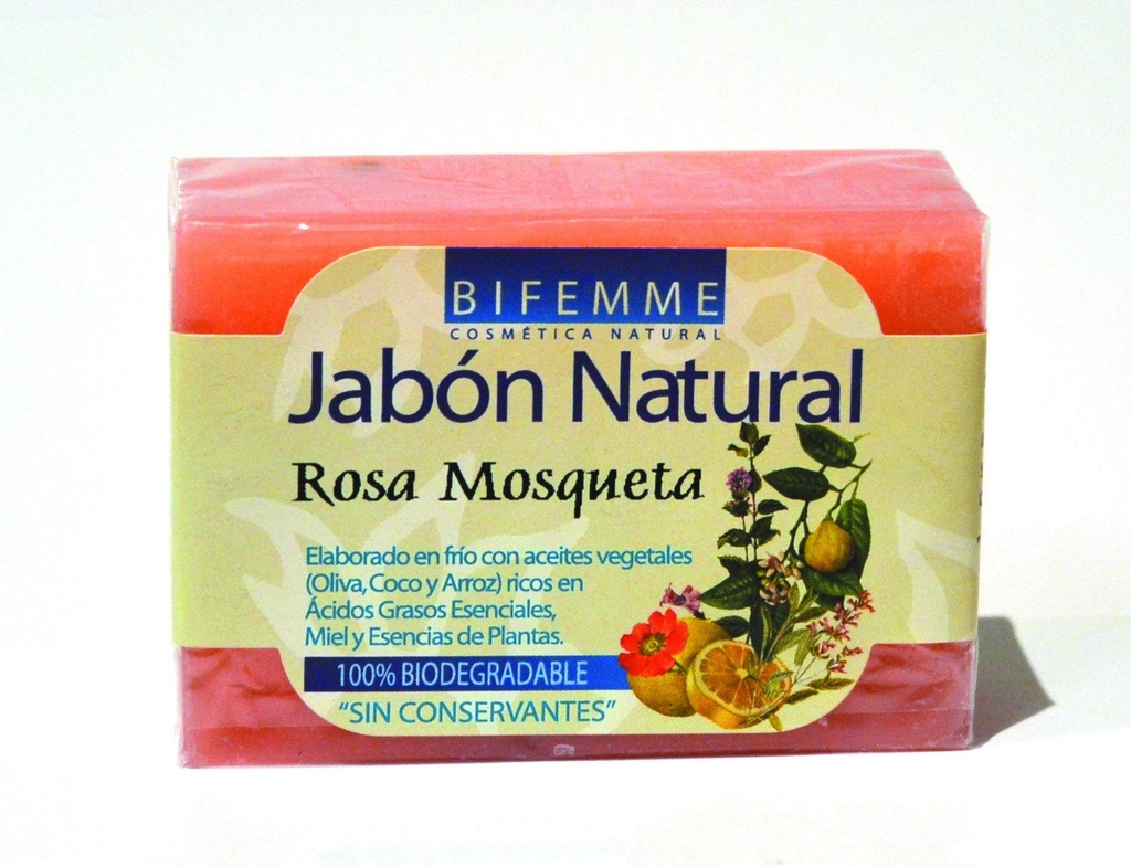 Jabón natural Rosa Mosqueta