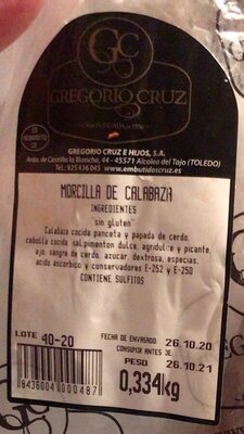 Morcilla de calabaza