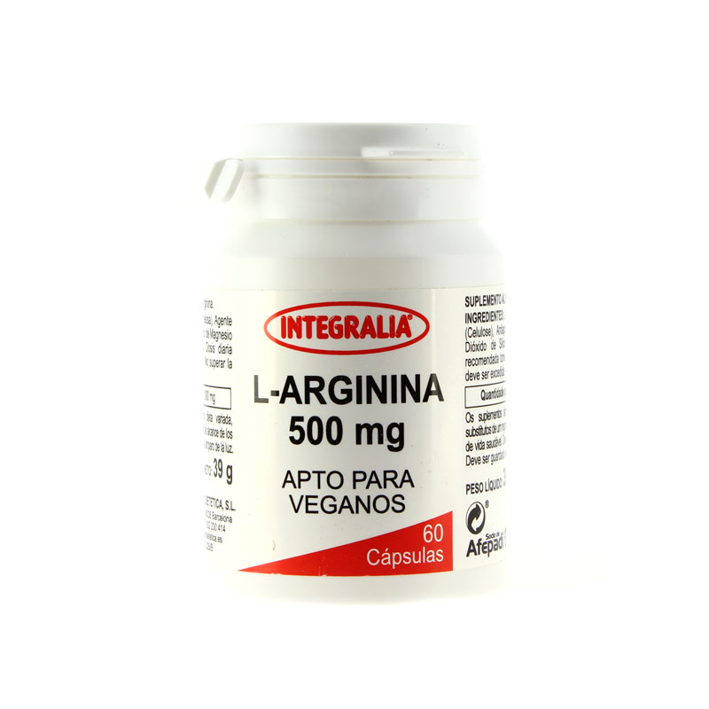 L-Arginina 500mg Integralia 60 Cápsulas