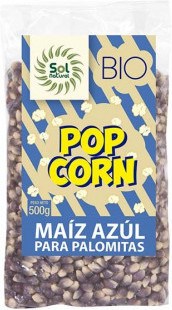 Maíz azul ecológico para palomitas