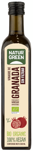 NaturGreen Vinagre De Granada Sin Filtrar Bio 500 Ml