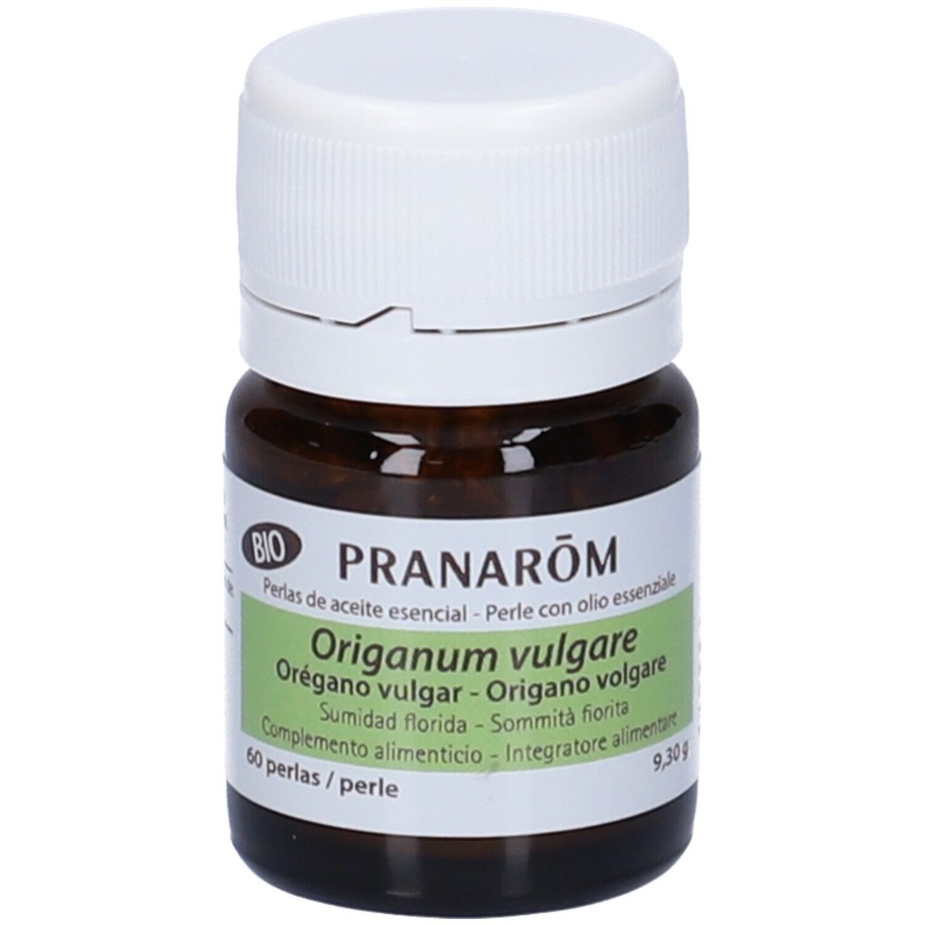 Pranarom Aceite Esencial de Oregano Vulgar BIO 60 Perlas