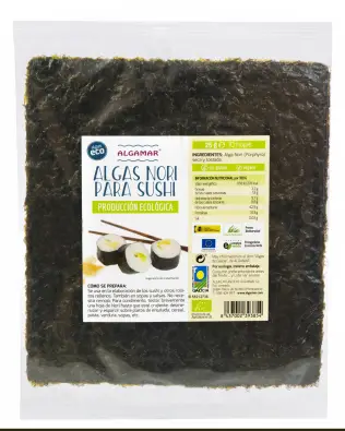 [46810] ALGA NORI PARA SUSHI ECO 10 HOJAS 25 G