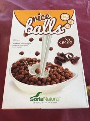 [8422947805210] RICERS BOLITAS ARROZ INTEGRAL SIN GLUTEN CHOCOLATE BIO