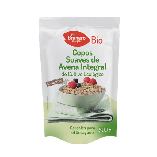 [8422584049008] COPOS SUAVES DE AVENA INTEGRAL SIN GLUTEN BIO, 500 g