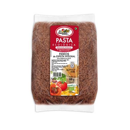 [43860] FIDEOS DE TRIGO ESPELTA INTEGRAL BIO 500g