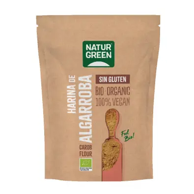 [8436542196239] HARINA DE ALGARROBA SIN GLUTEN BIO 500 g