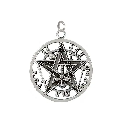 [1000148] Colgante de plata tetragramaton 24 mm