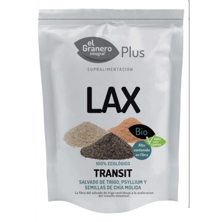 [8422584041149] LAX - TRANSIT (SALVADO DE TRIGO, PSYLLIUM Y CHIA) BIO, 150 g