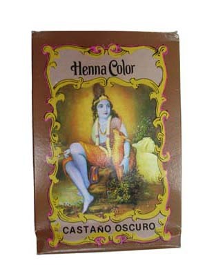 [8423645310723] HENNA CASTAÑO OSCURO POLVO 100G