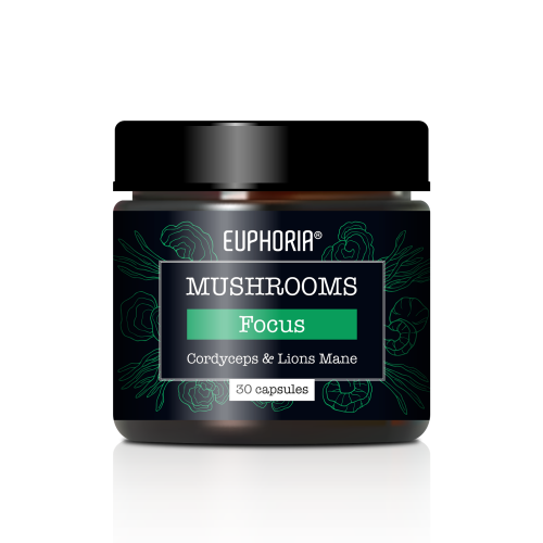 [8594196137005] Mezcla de Enfoque de Hongos Euphoria - 30 Caps.