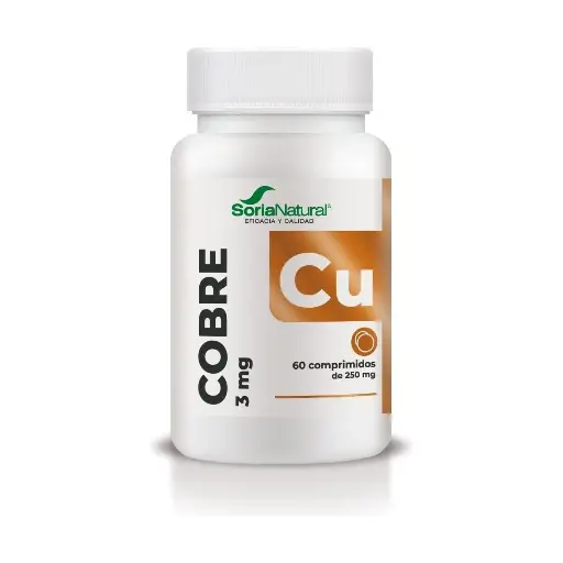[8422947111472] Cobre - Soria Natural - 150 Comps. x 3 mg
