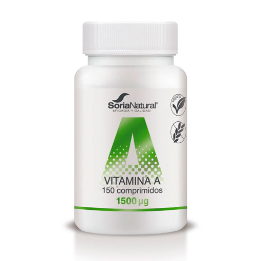 [8422947110512] Vitamina A - Soria Natural - 150 Comps. x 1400 μg