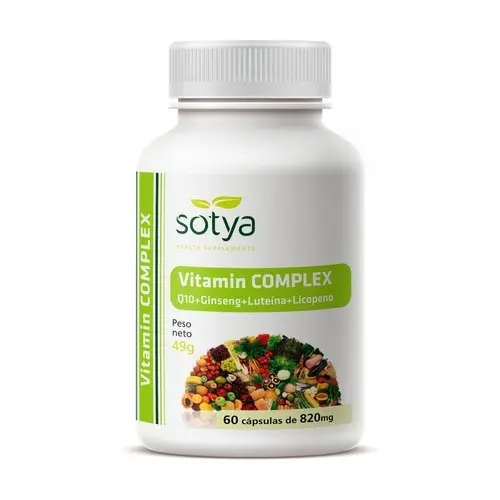 [43344] Complejo Multivitamínico con Q10, Ginseng, Luteína y Licopeno - 60 Caps. x 820 mg