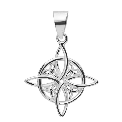 [1000797] Colgante plata nudo de brujas