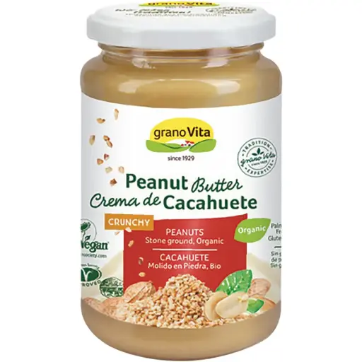 [8423266012044] Crema cacahuete crunchy BIO 350gr
