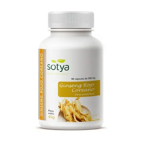 [8427483009924] Ginseng Rojo Coreano - Sotya - 90 Caps. x 500mg