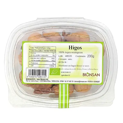 [58025] Higos Tarrina Eco 200g Bionsan