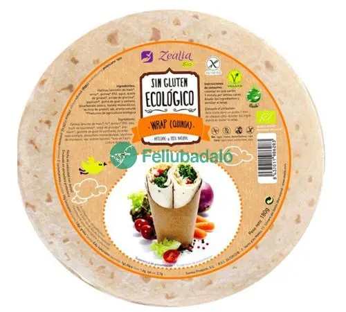 [52625] Wrap Quinoa SinGluten Eco Vegan 120g Zealia