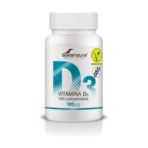 [8422947111458] Vitamina D3 - Soria Natural - 150 Comps. x 100 μg