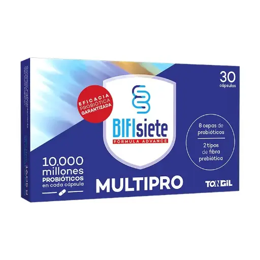 [8436005301453] Bifisiete Multipro (Probióticos) - Tongil - 30 Caps. x 10.000 millones
