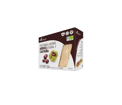 [43292] TOSTADAS LIGERAS DE ARROZ INTEGRAL Y CASTAÑA BIO 25 UDS