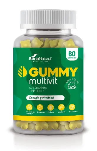 [8422947068028] Gummy Multivitamínico - Soria Natural - 60 Gominolas 