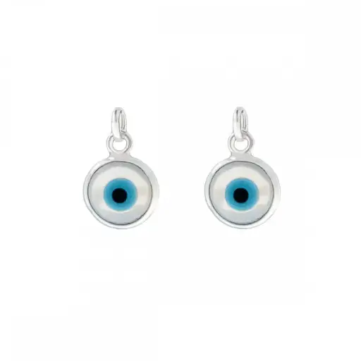 [1000601] Colgante ojo turco redondo 6 mm (unidad)