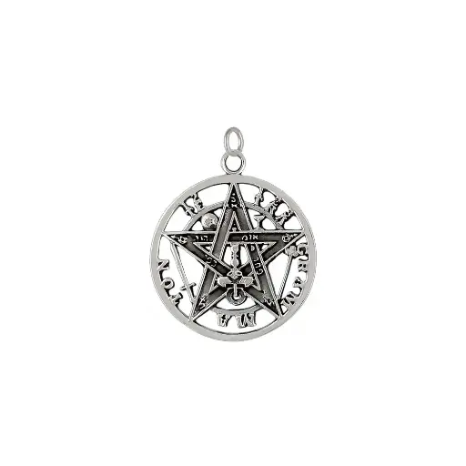 [1000899] Colgante de plata tetragamatron 12 mm