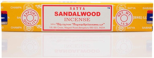 Satya SANDALWOOD 15 GM Incense Sticks
