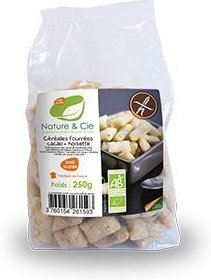 [3760154261593] Cereales rellenos de chocolate y avellanas sin gluten