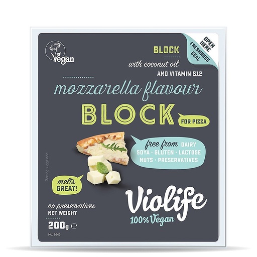 [5202390016585] Mozzarella en bloque violife para pizza