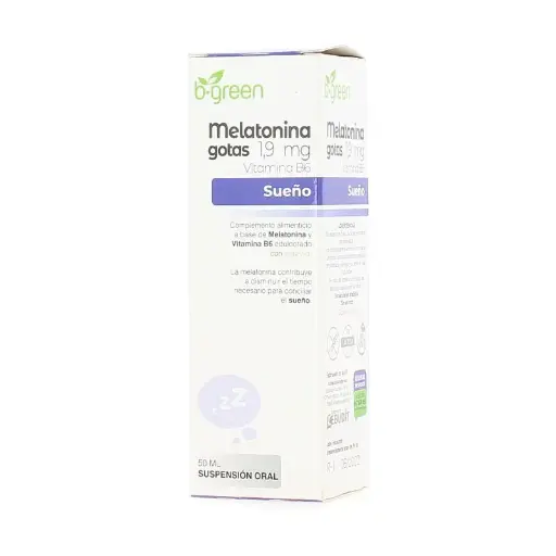 [8436046982277] B.Green Melatonina + Vitamina B6 - Gotas 50 mL