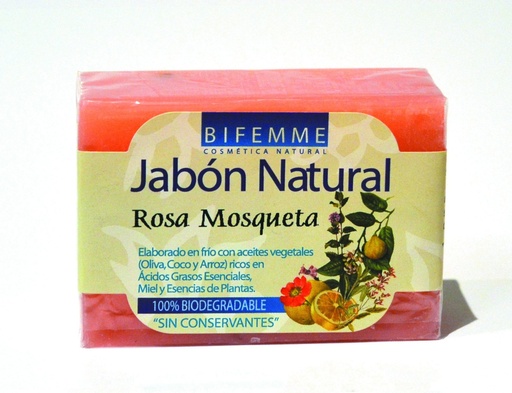 [8412016351687] Jabón natural Rosa Mosqueta